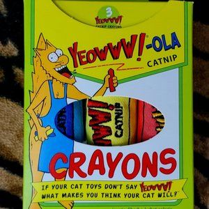 Cat Toy Yeowww Catnip Crayons.. New!